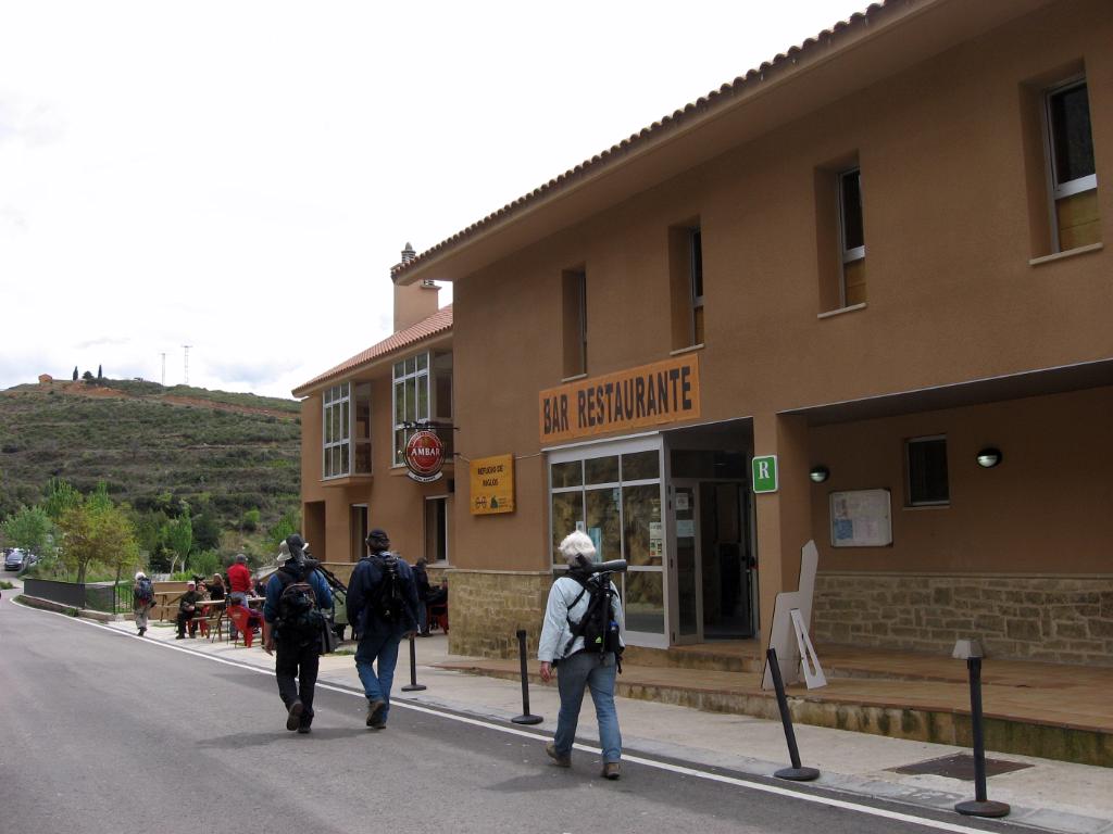 Riglos, einde van de wandeling